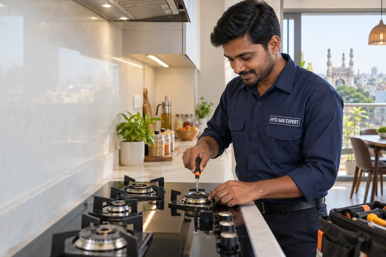 Hyd Gas Expert technician in Hyderabad