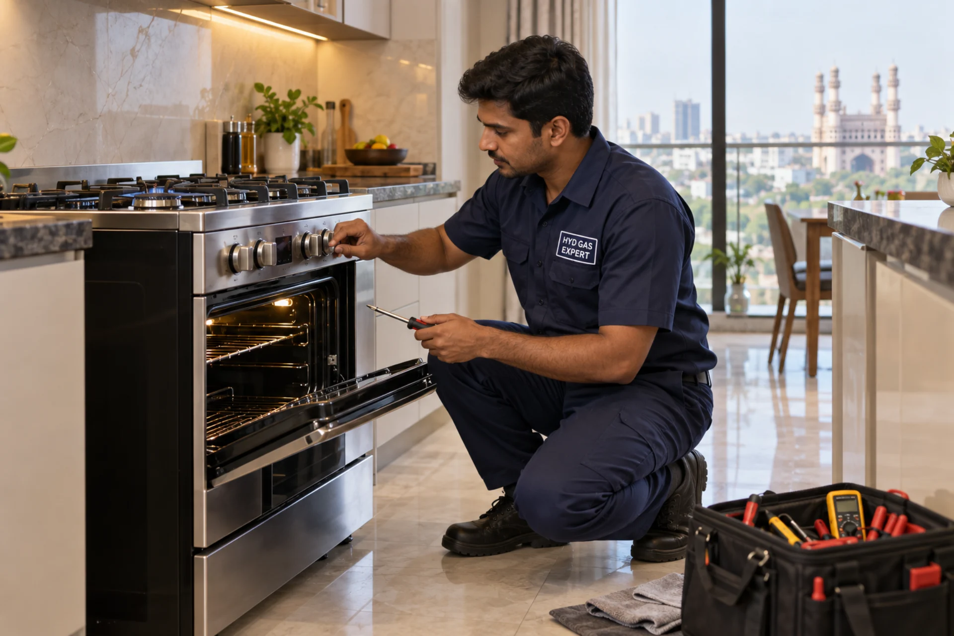 Cooking range repair in Hyderabad